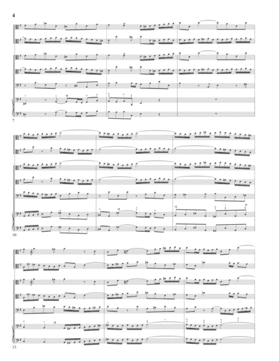 Concerto for Two Violas in A Minor FULL SCORE Chamber Orchestra scores gallery preview page 4