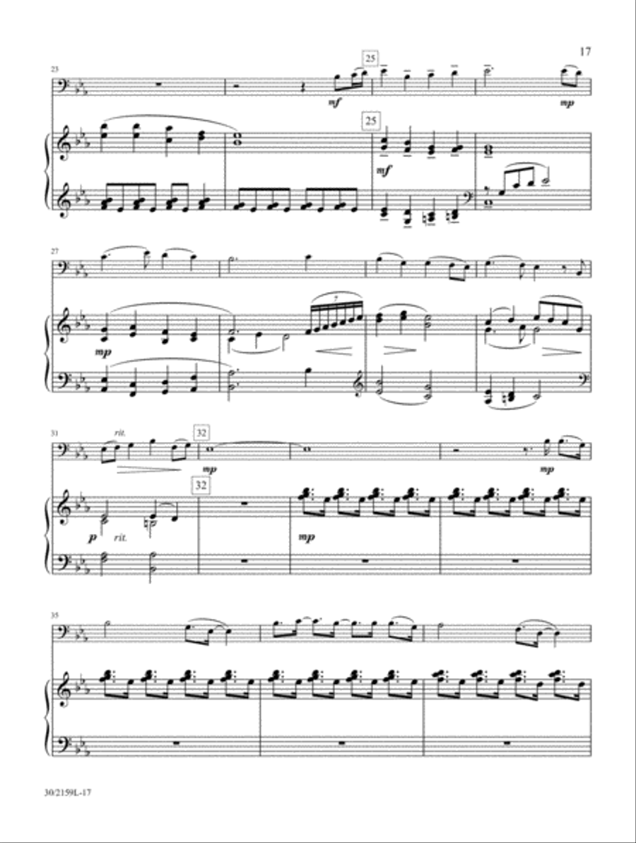 Trombone or Euphonium Solos for Worship Euphonium scores gallery preview page 6
