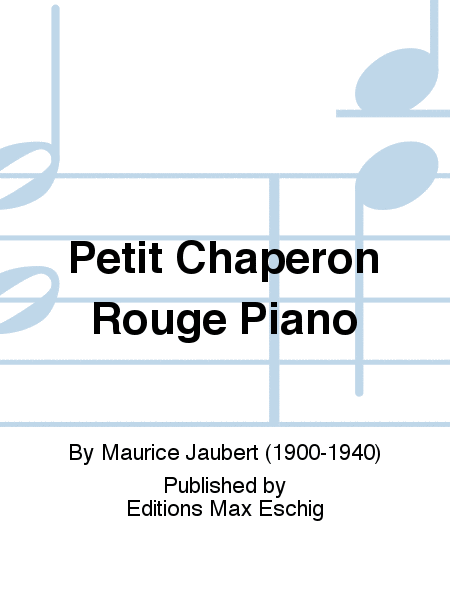 Petit Chaperon Rouge Piano