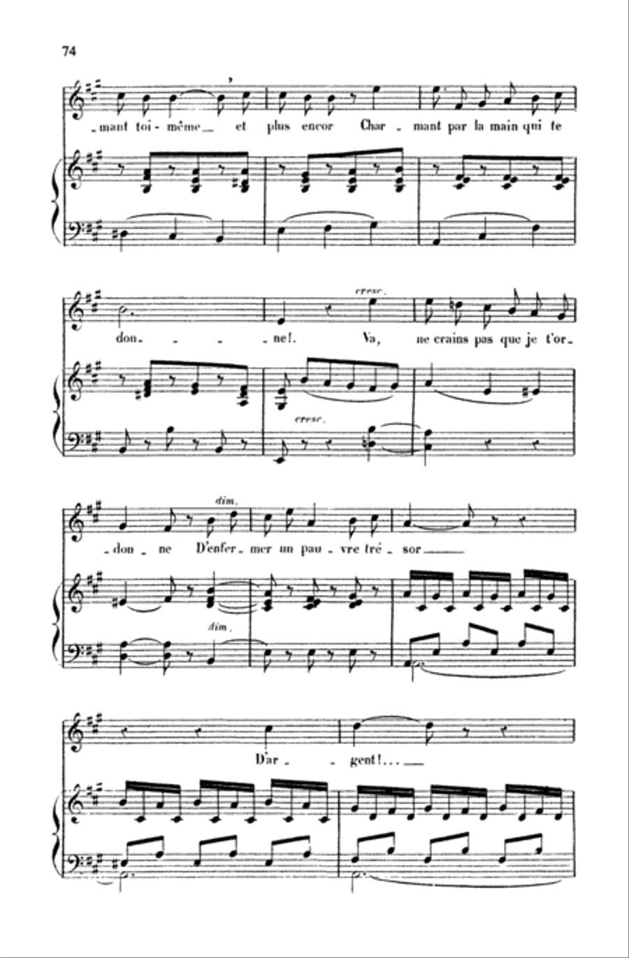 Gounod: Songs, Volume II, High Voice (French) High Voice scores gallery preview page 2