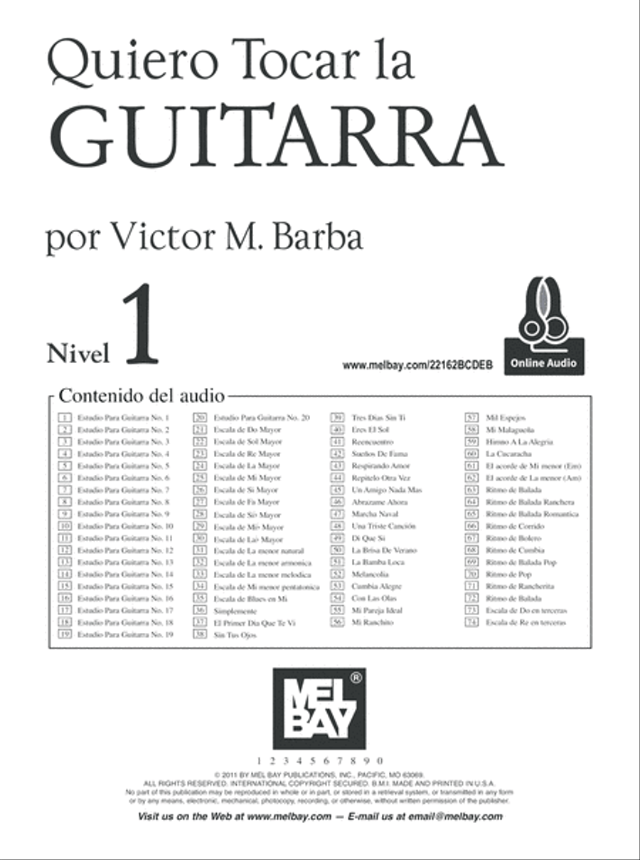 Quiero Tocar la Guitarra Guitar scores gallery preview page 2