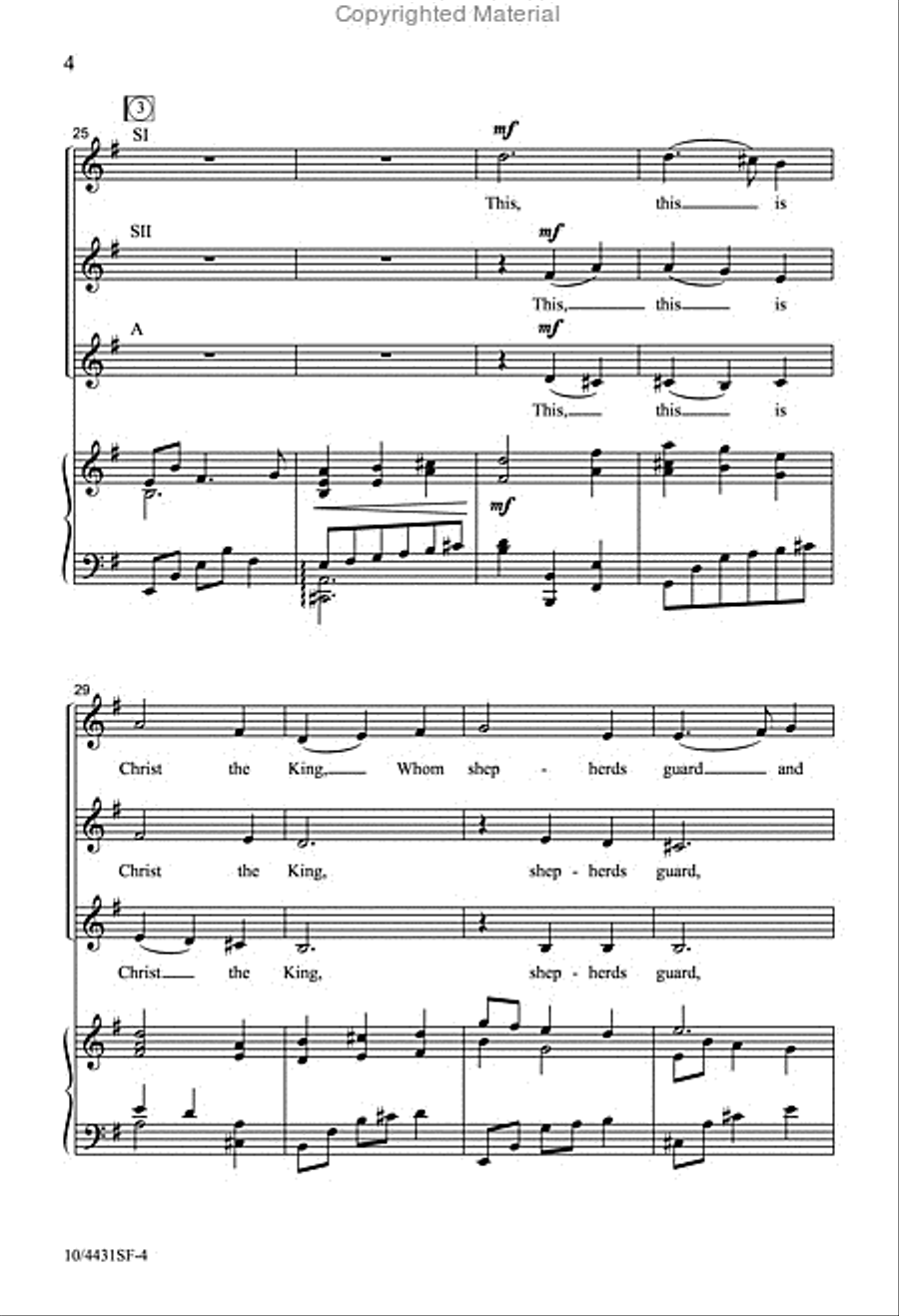 What Child Is This? SSA scores gallery preview page 4