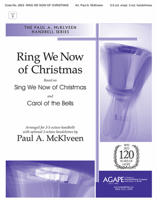 Book cover for Ring We Now of Christmas
