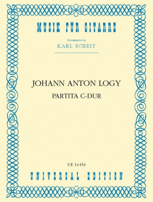 Book cover for Partita, C Maj, Guitar, Scheit