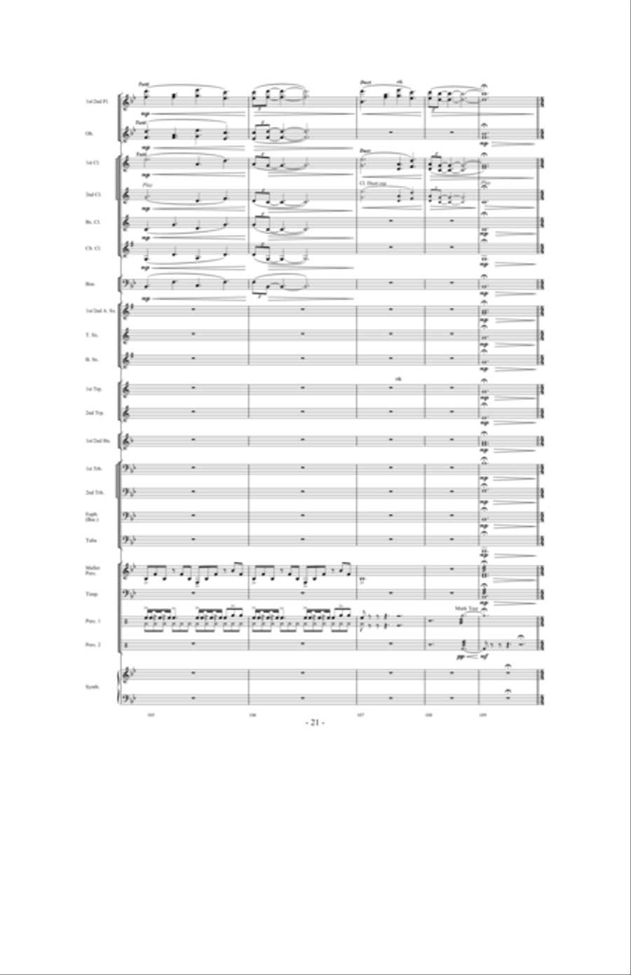 Earhart Earhart Concert Band scores gallery preview page 20