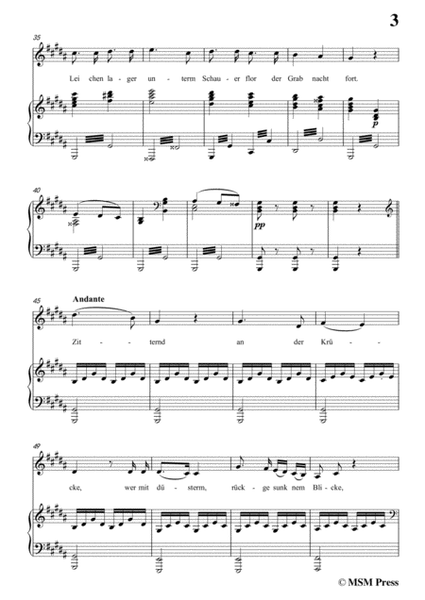 Schubert-Eine Leichenphantasie,D.7,in c sharp minor,for Voice&Piano image number null