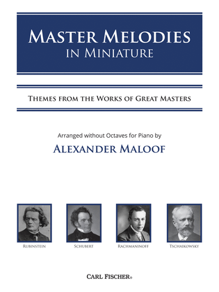 Book cover for Master Melodies In Miniature