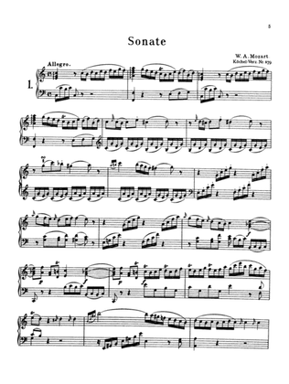 Mozart: Piano Sonata No. 1 in C Major