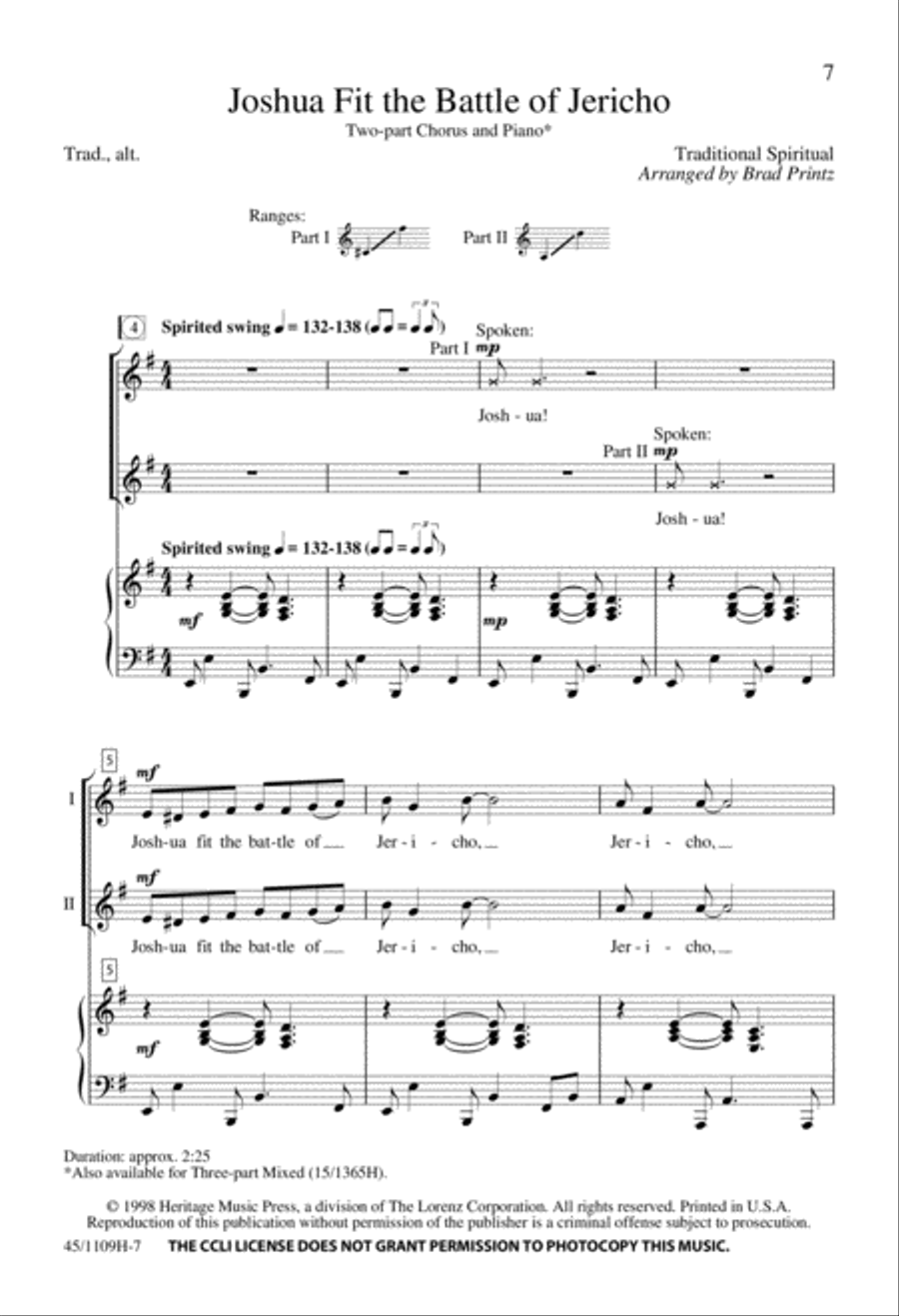 In Concert! for 2-part Choirs 2-Part scores gallery preview page 8