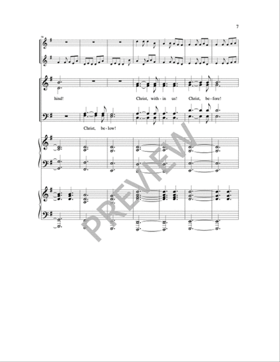 The Lorica of Ballyloughlin 4-Part scores gallery preview page 4