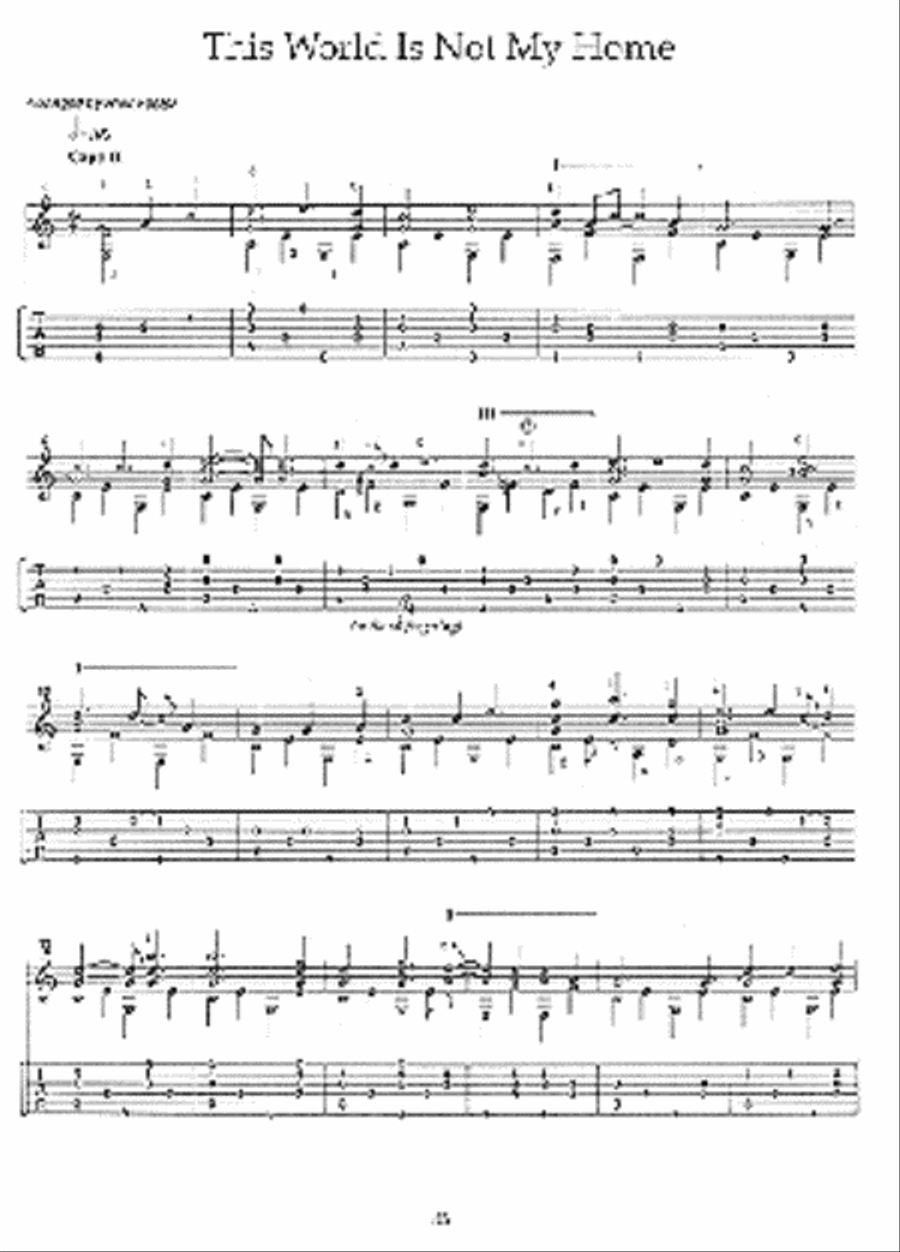 Favorite Hymns for Acoustic Guitar Acoustic Guitar scores gallery preview page 3