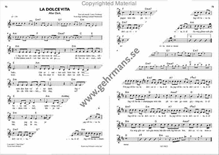 Pop 2004 Piano, Vocal, Guitar scores gallery preview page 6