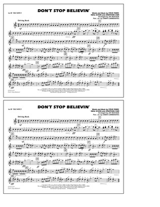Don't Stop Believin' - 1st Bb Trumpet