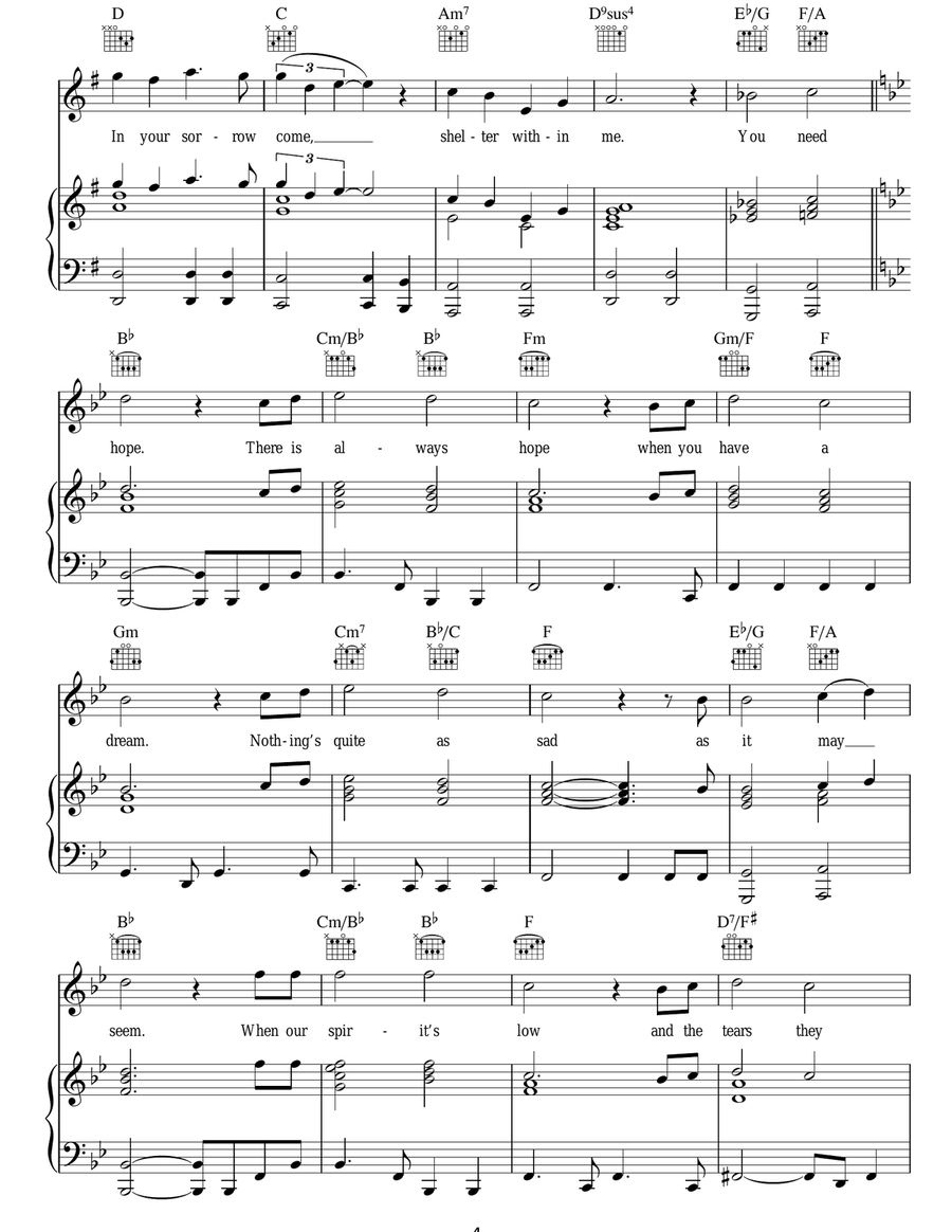 Hope Guitar scores gallery preview page 4