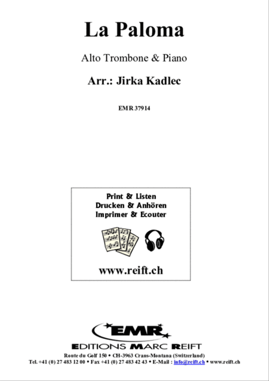 La Paloma Piano Accompaniment scores gallery preview page 2