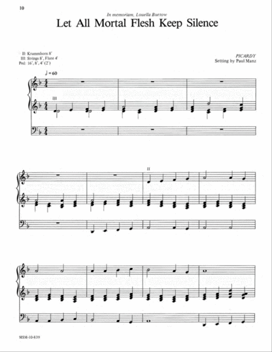 Improvisations on Great Hymns of Faith Organ scores gallery preview page 6