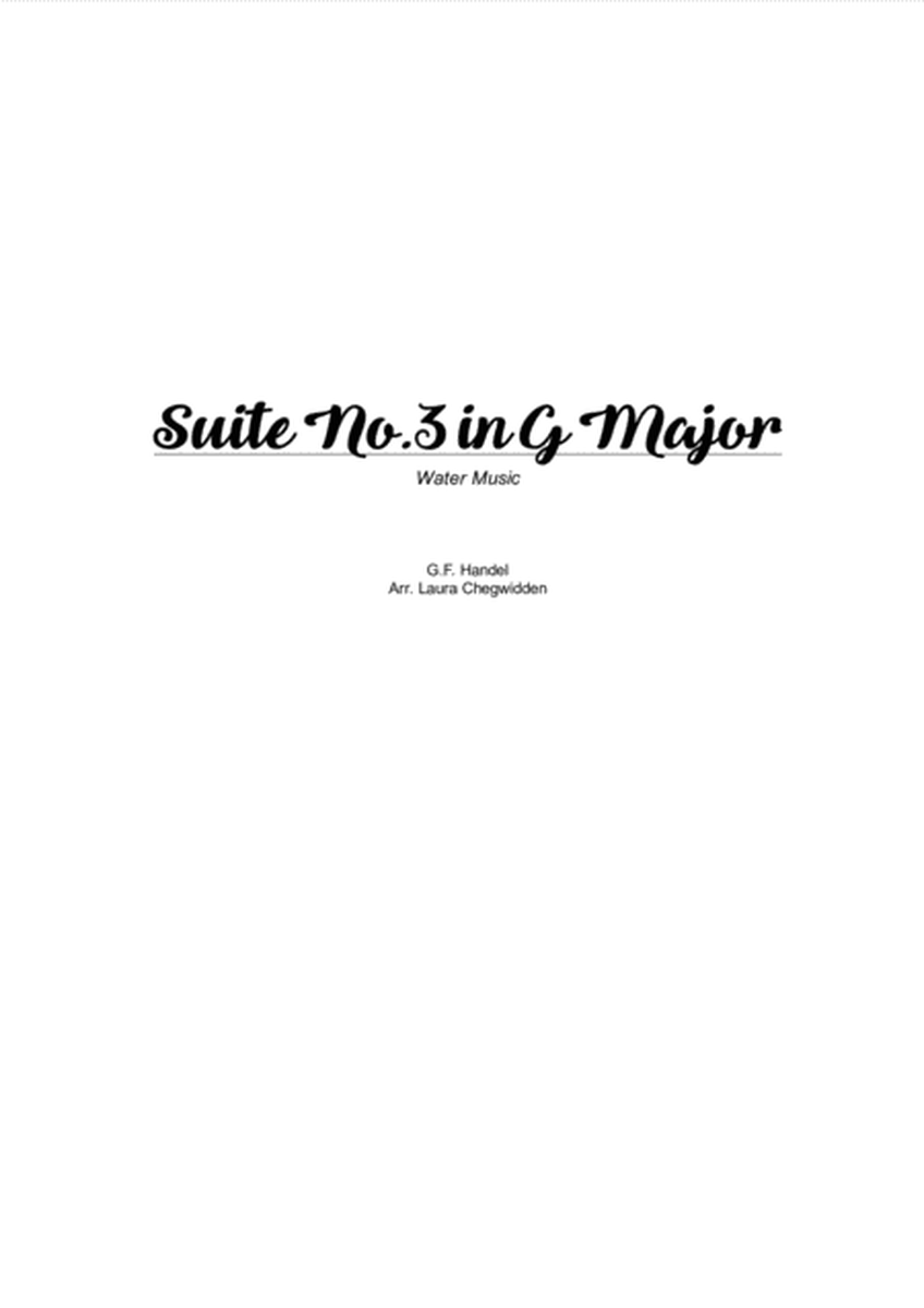 Water Music - Suite 3 in G Major for String Quartet image number null
