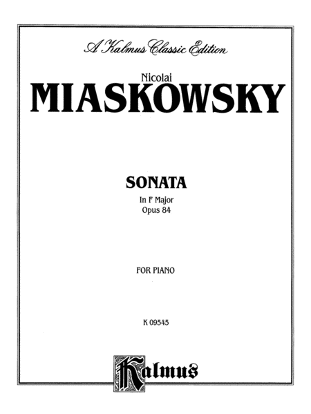 Sonata in F Major, Op. 84
