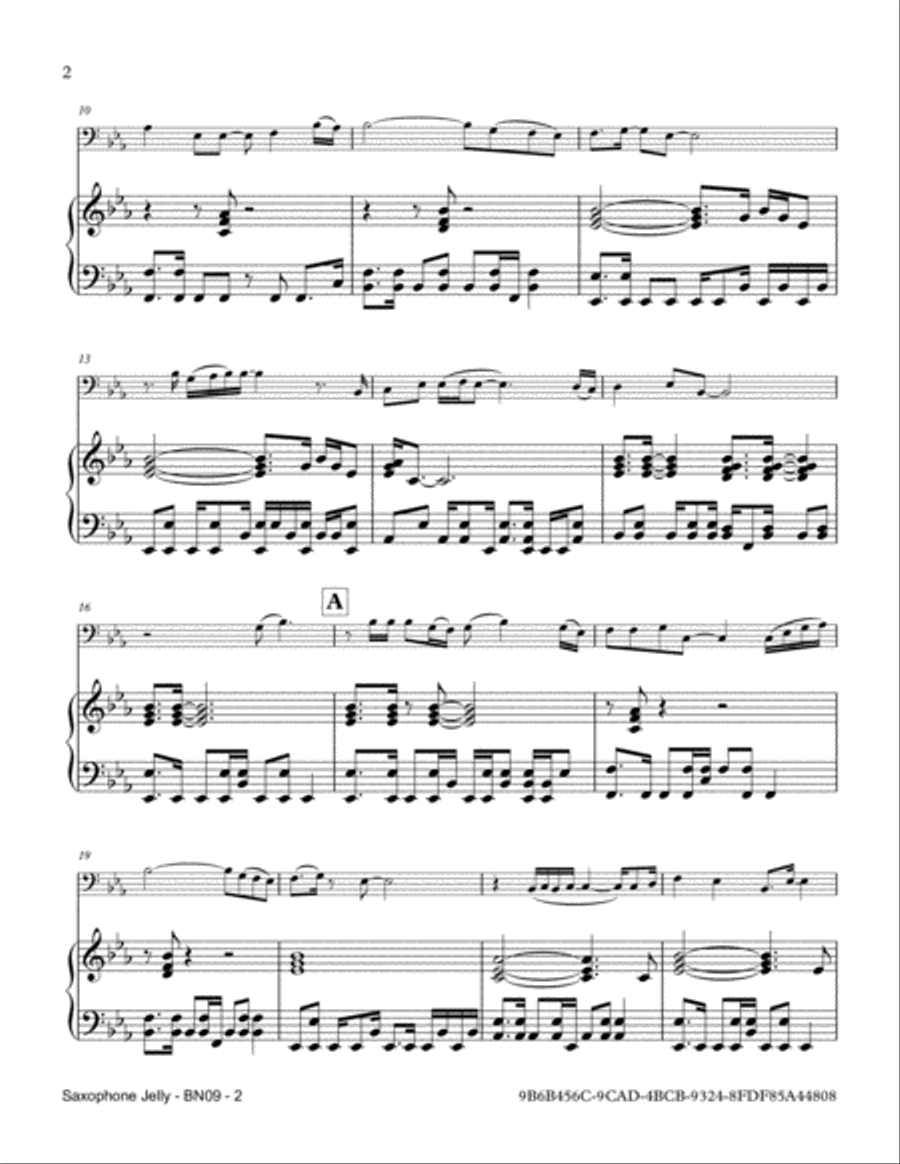 Saxophone Jelly Saxophone Jelly Bassoon scores gallery preview page 2