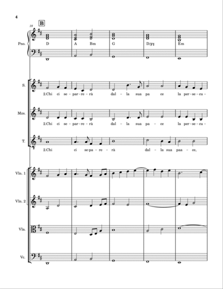 Chi chi separerà High Voice scores gallery preview page 4