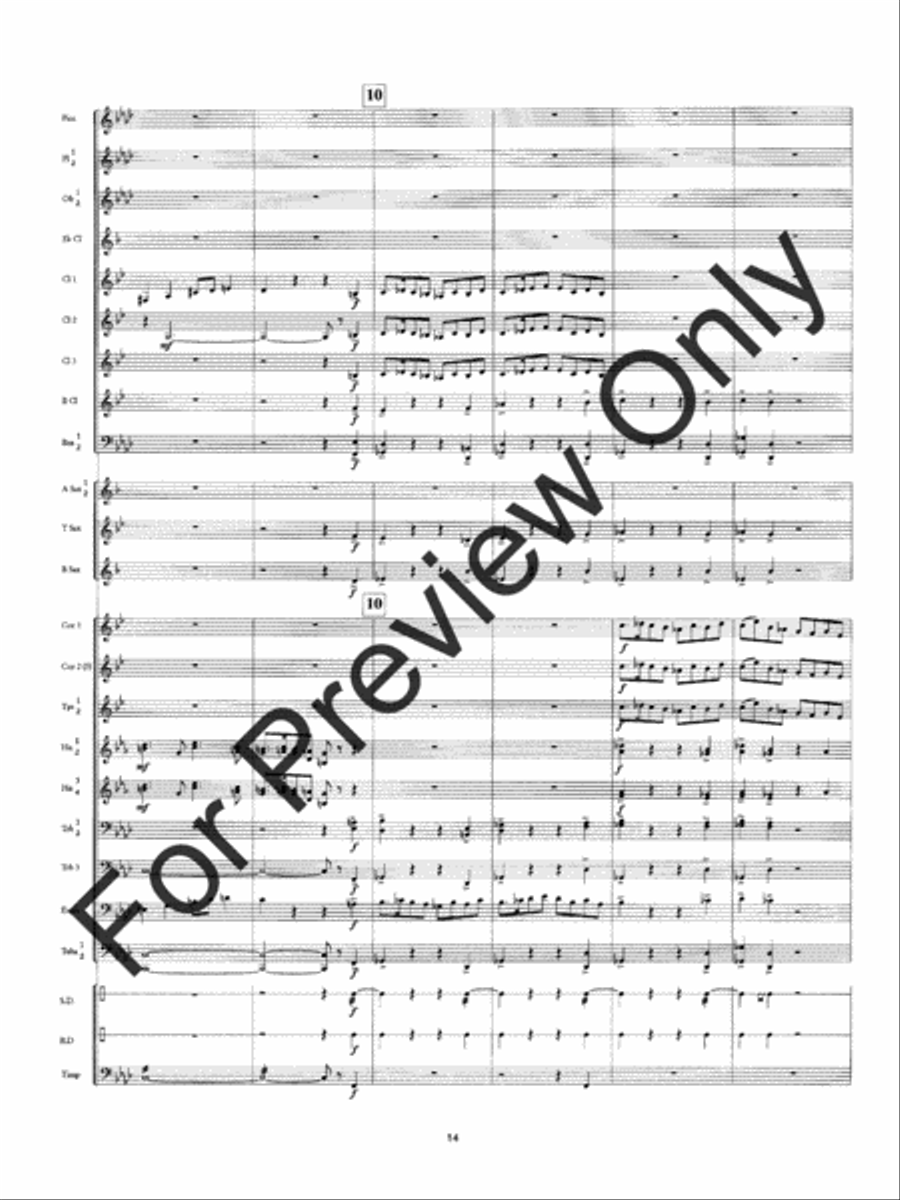 Symphony #3 Slavyanskaya - Full Score