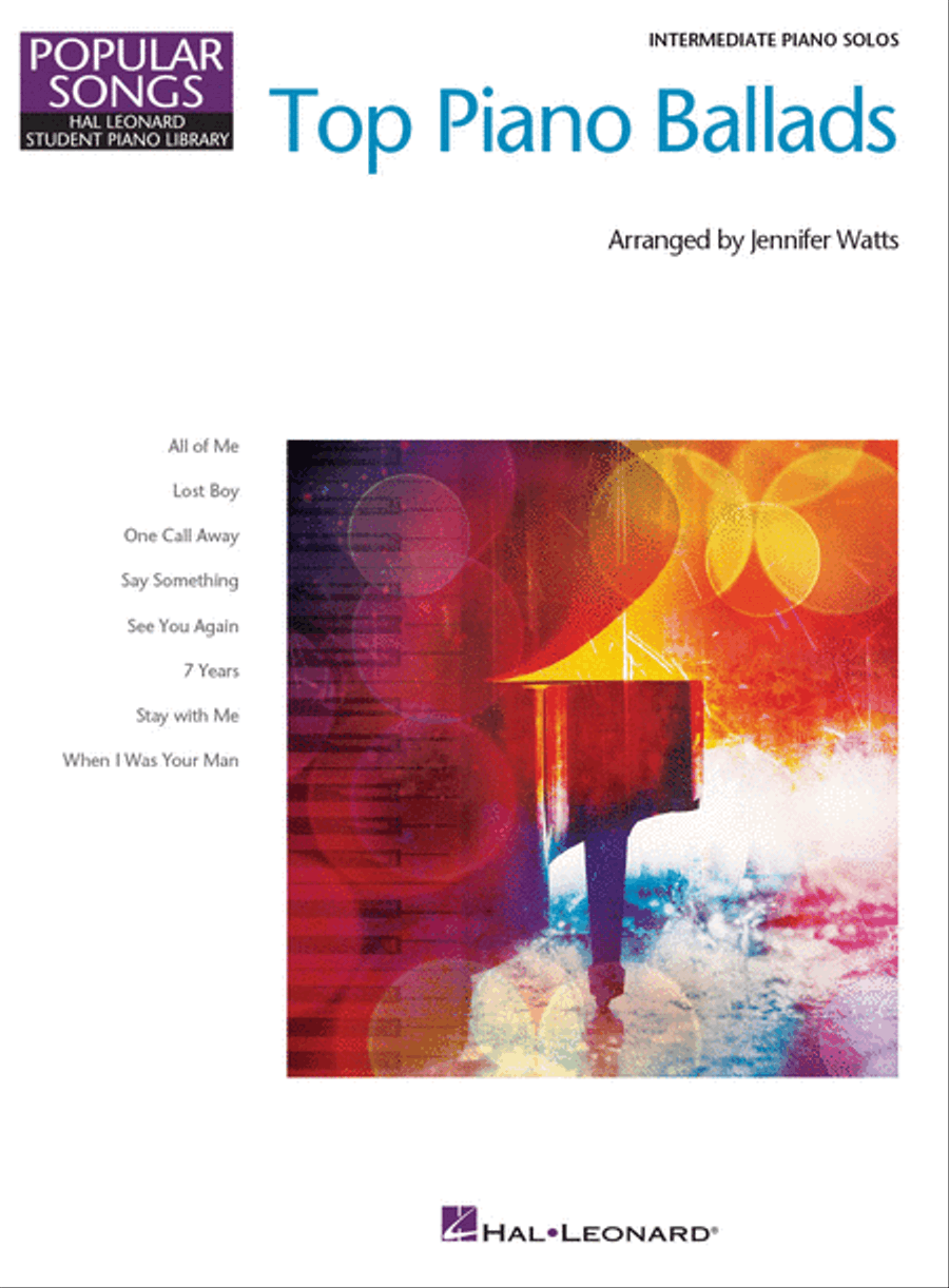Top Piano Ballads Piano Method scores gallery preview page 1