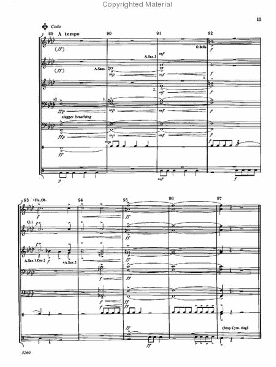 Diabolique Diabolique Concert Band scores gallery preview page 11