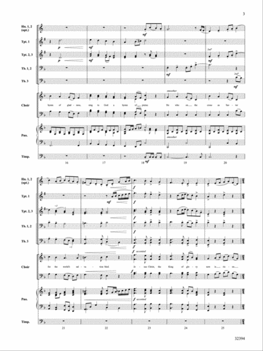 Canticle for Easter Choir scores gallery preview page 4