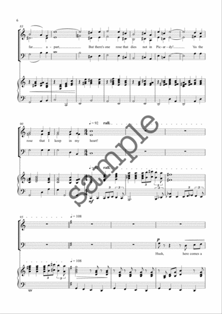 World War One 3-Part scores gallery preview page 6