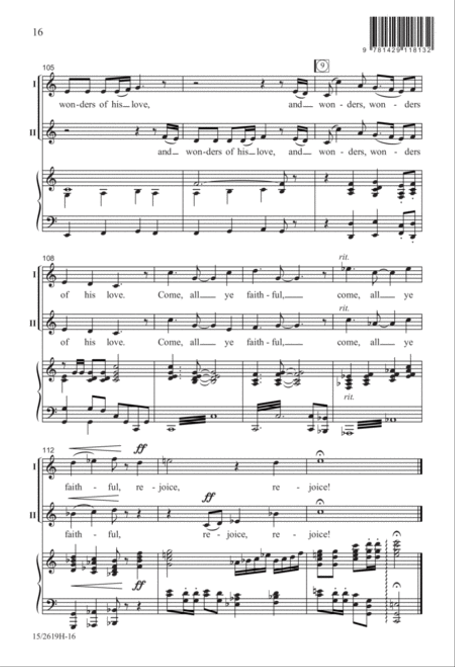 Rejoice! 2-Part scores gallery preview page 17
