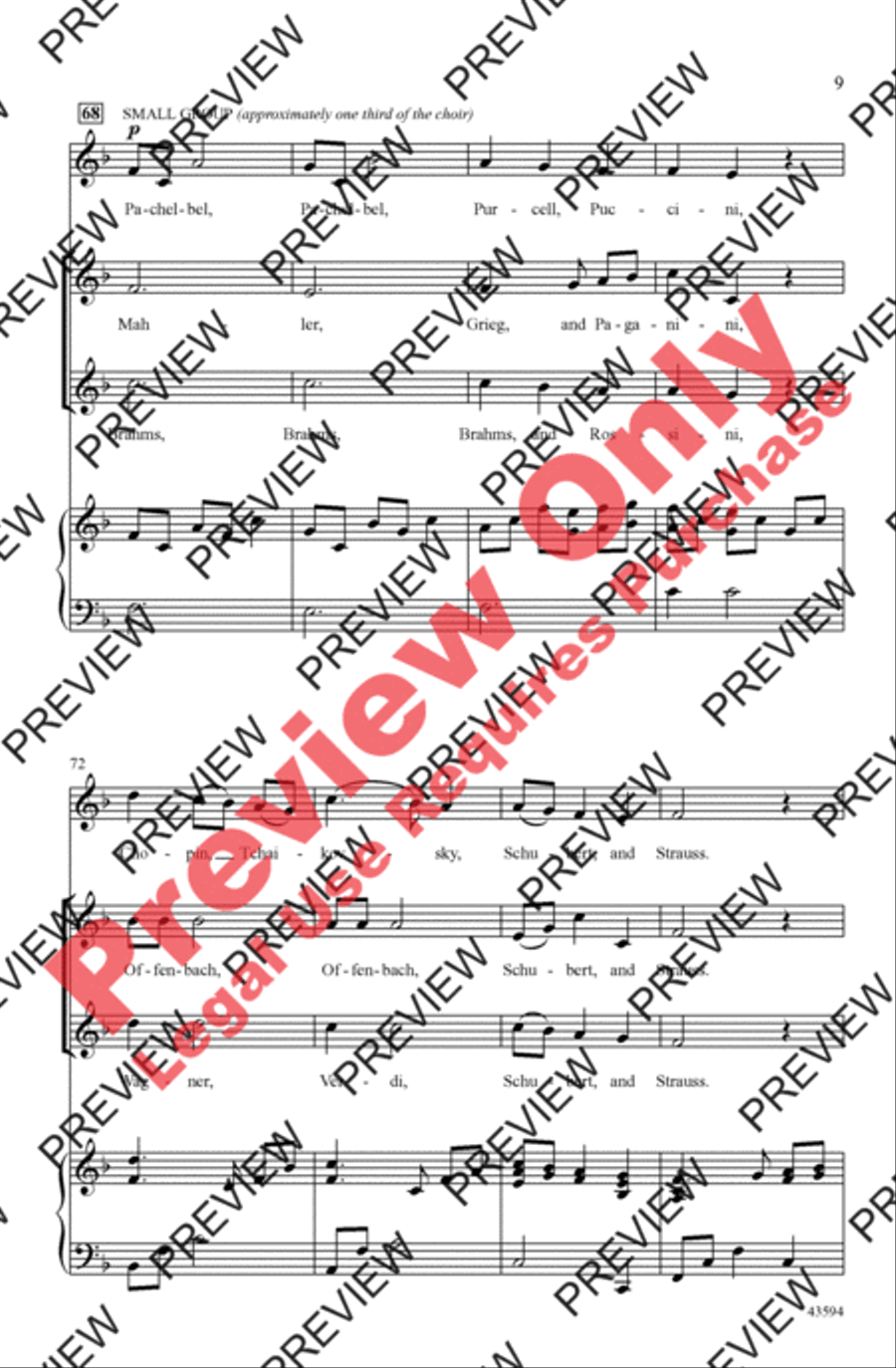 Composers All Around 2-Part scores gallery preview page 9
