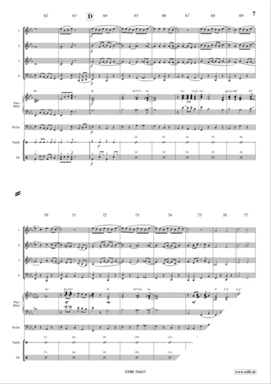 12th Street Rag Woodwind Quartet scores gallery preview page 7