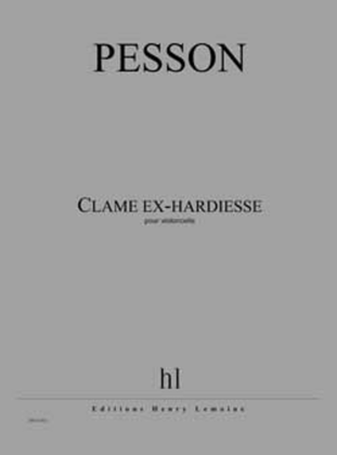 Book cover for Clame ex-hardiesse