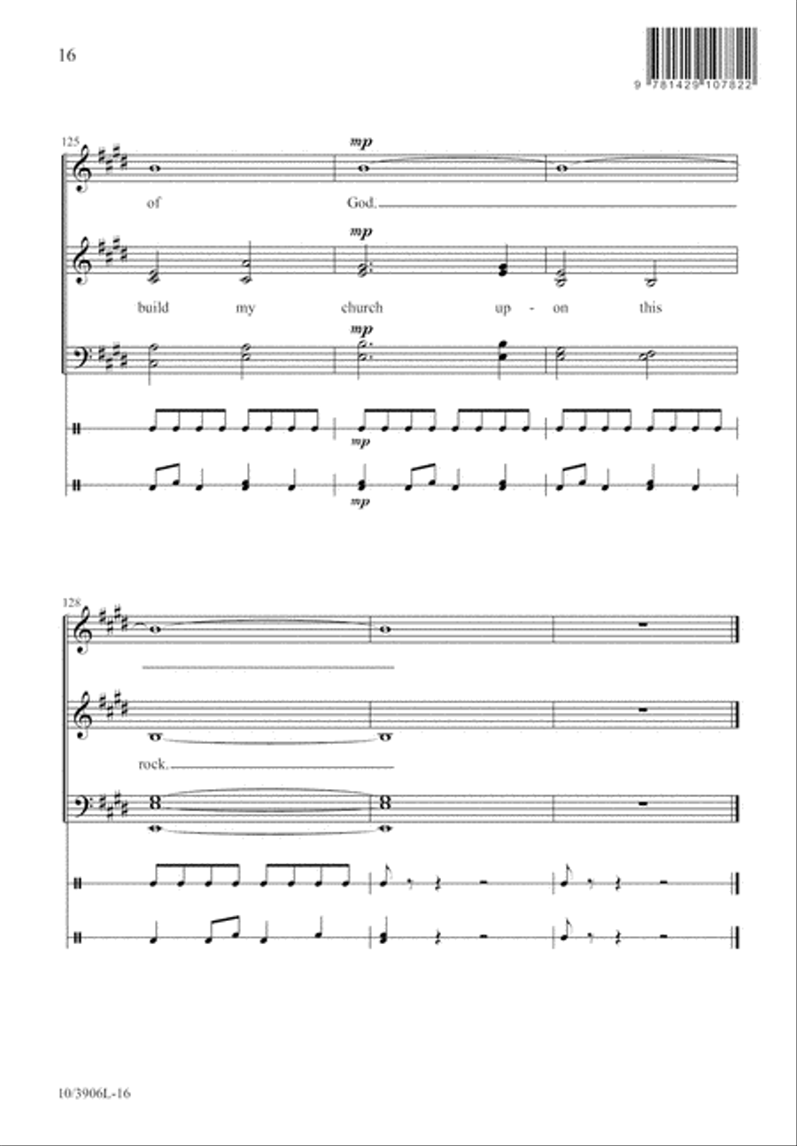 Upon This Rock 4-Part scores gallery preview page 17