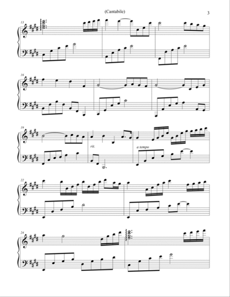 Cantabile Cantabile Piano Solo scores gallery preview page 2