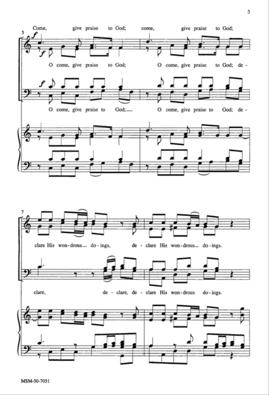 Call to Praise 4-Part scores gallery preview page 3