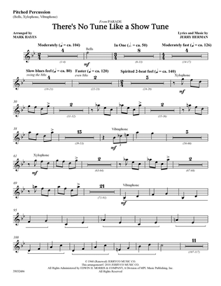 There's No Tune Like a Show Tune (arr. Mark Hayes) - Pitched Percussion