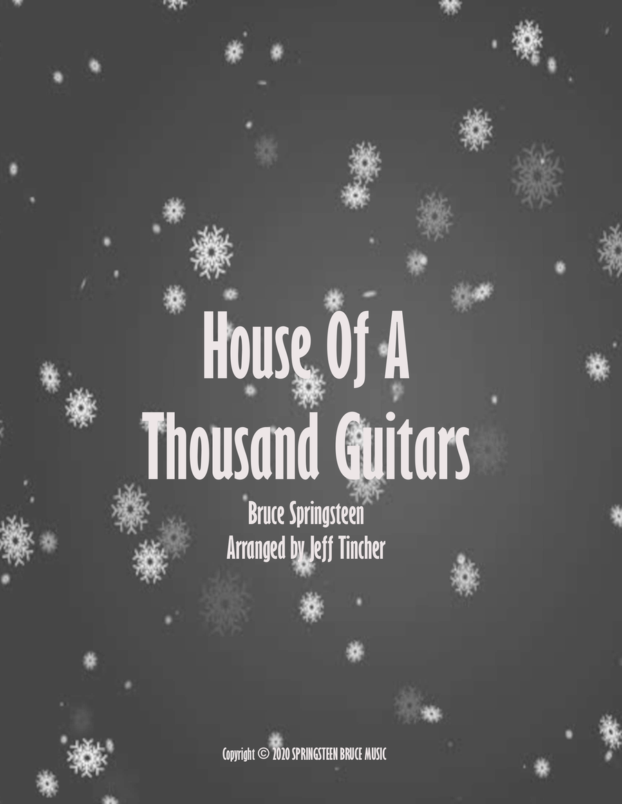 House Of A Thousand Guitars Piano, Vocal scores gallery preview page 1