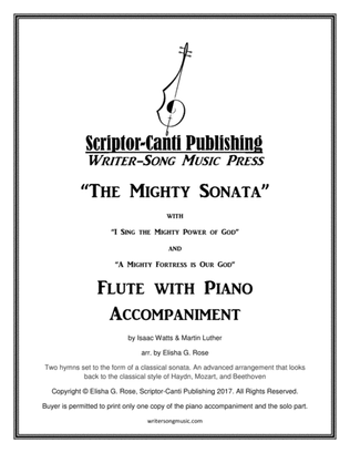 (I Sing The Mighty Power Of God & A Mighty Fortress Is Our God) The Mighty Sonata - Flute