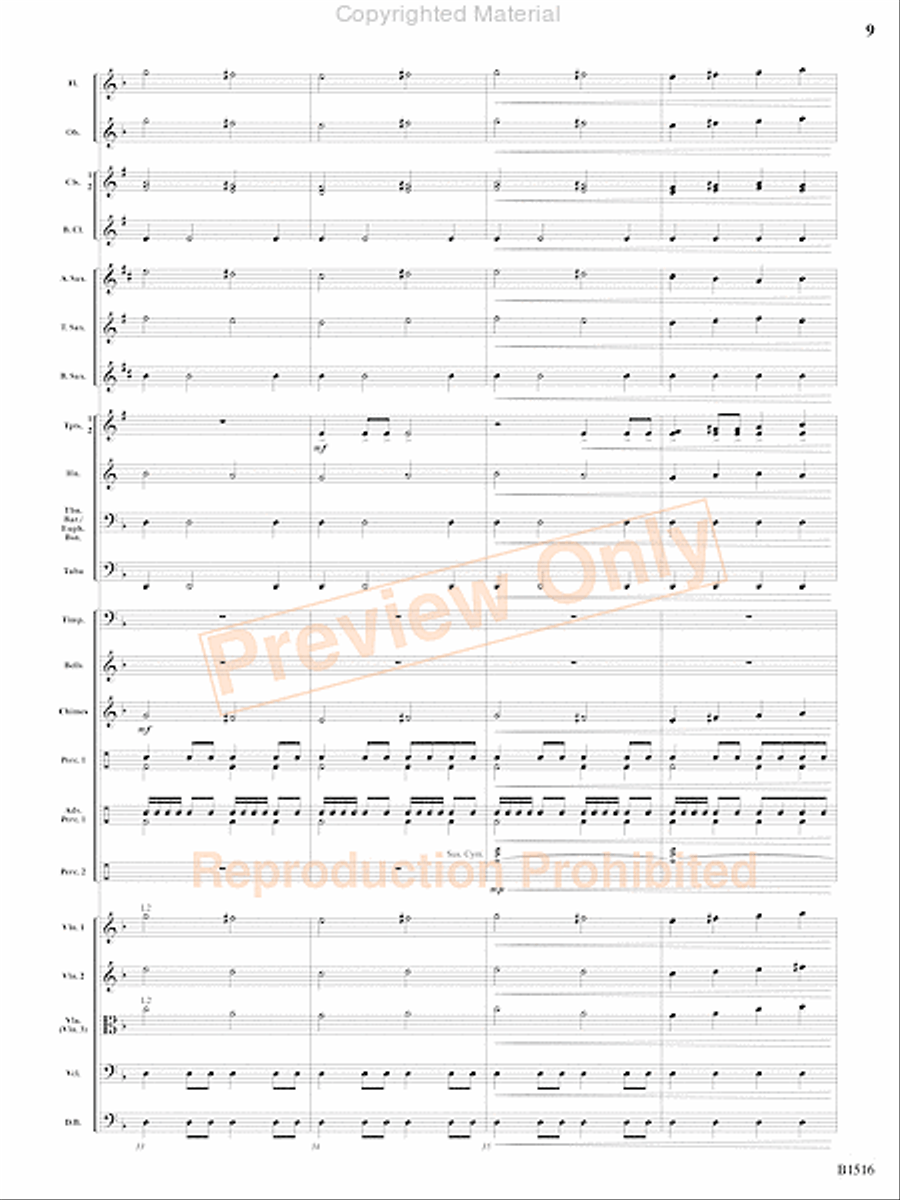 Fanfare and Fireworks Concert Band scores gallery preview page 10