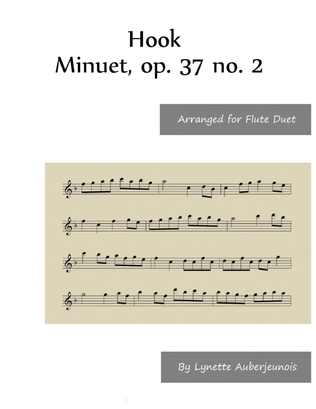 Minuet, op. 37 no. 2 - Flute Duet
