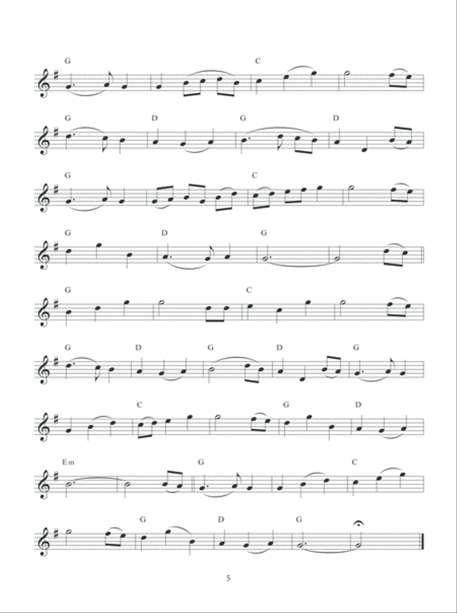 Great Fiddling Tunes - Beautiful Airs & Ballads of the British Isles Violin scores gallery preview page 6