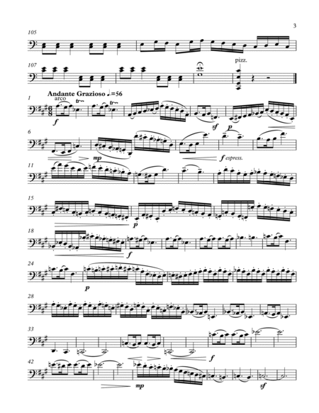 Comic Suite for Solo Cello, Op. 45