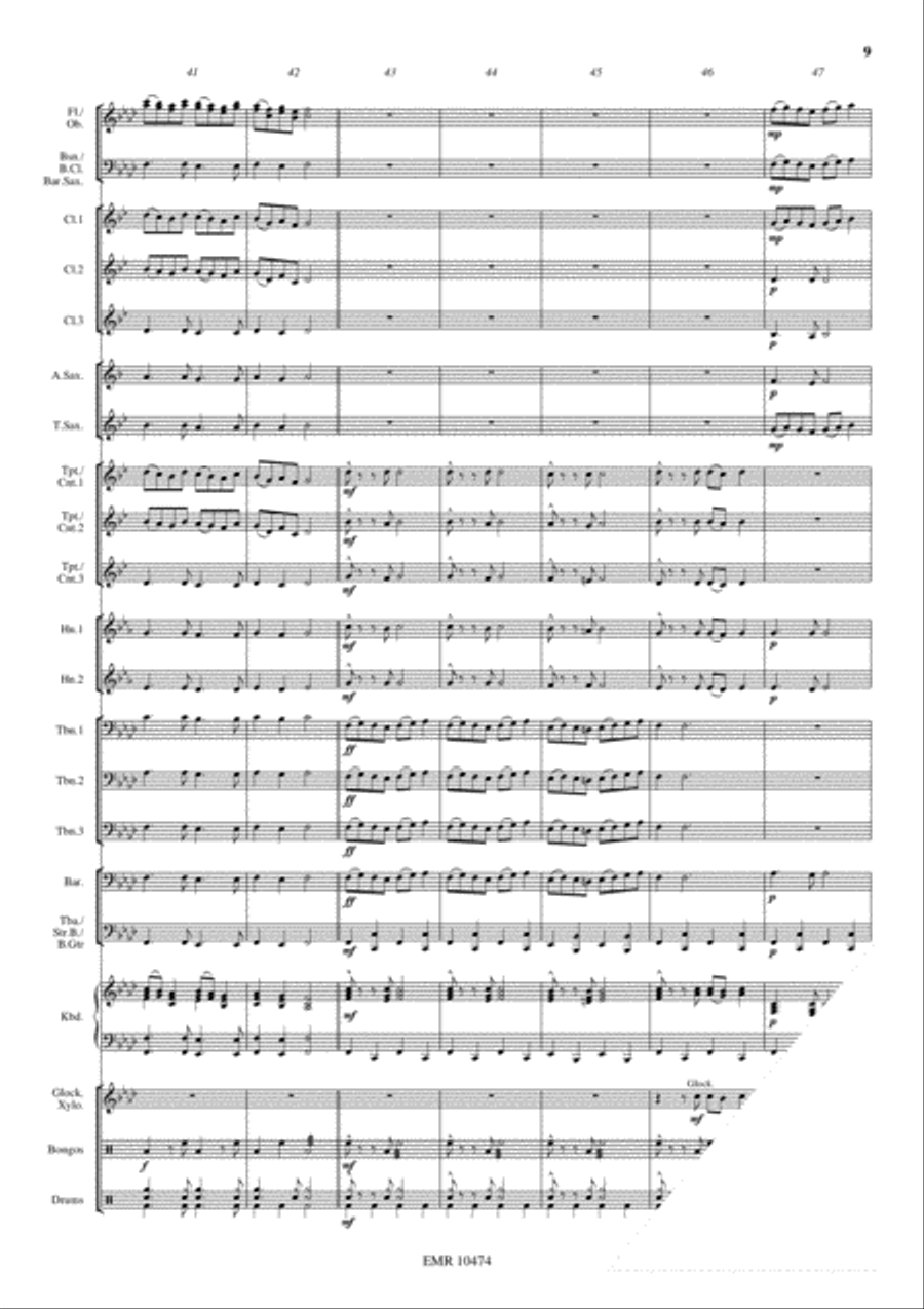 Inca Dance Concert Band scores gallery preview page 10