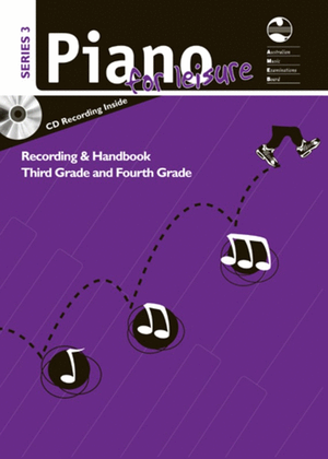 AMEB Piano For Leisure Grade 3 To 4 Series 3 CD/Handbook