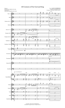 All Creatures Of Our God And King - Full Score