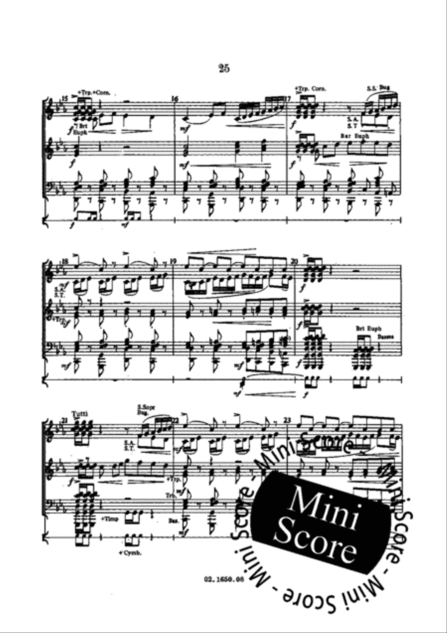 Concertsuite voor Fanfare Concert Band scores gallery preview page 29