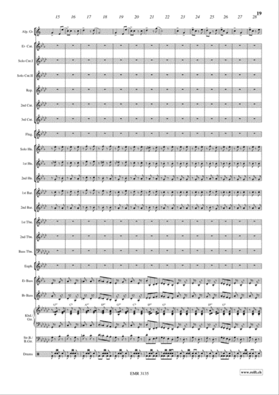 Alpine Cowboy Alpine Cowboy Brass Band scores gallery preview page 14