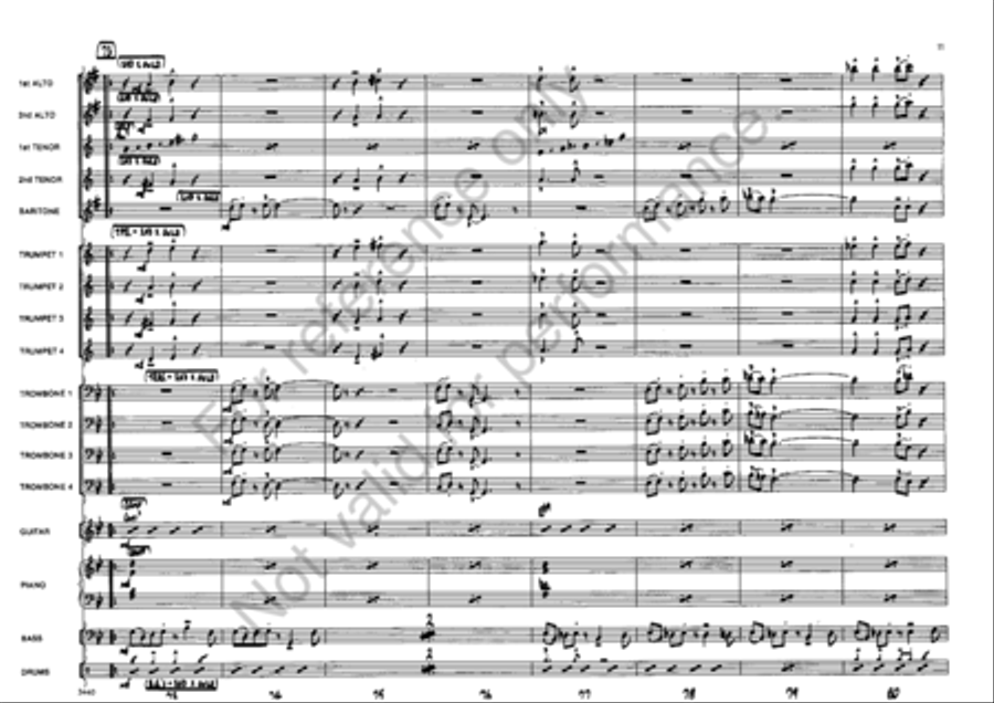 Turkey Shoot Jazz Ensemble scores gallery preview page 11