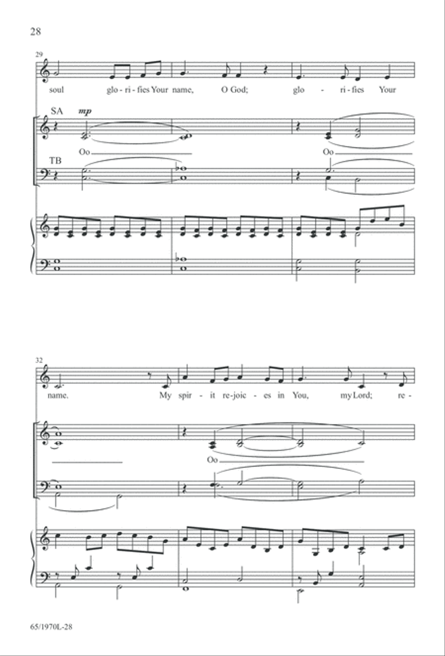A Great and Mighty Wonder 4-Part scores gallery preview page 29